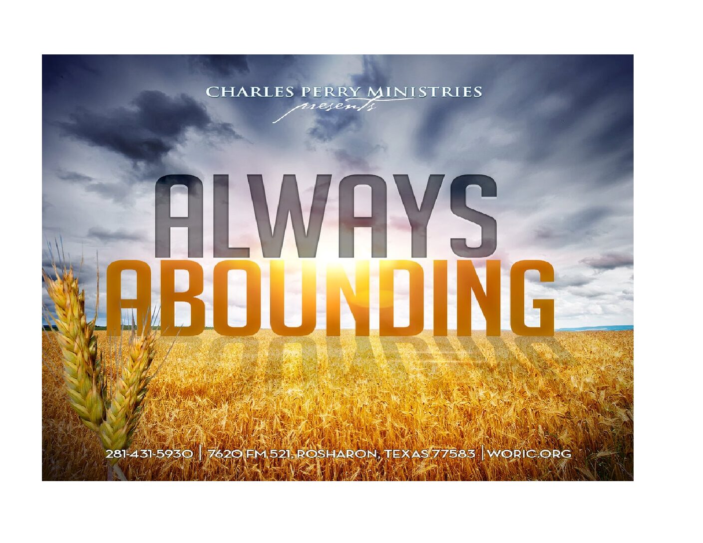 (APRIL 7, 2024): ALWAYS ABOUNDING AND HAVING MORE THAN ENOUGH-I I CORINTHIANS 15